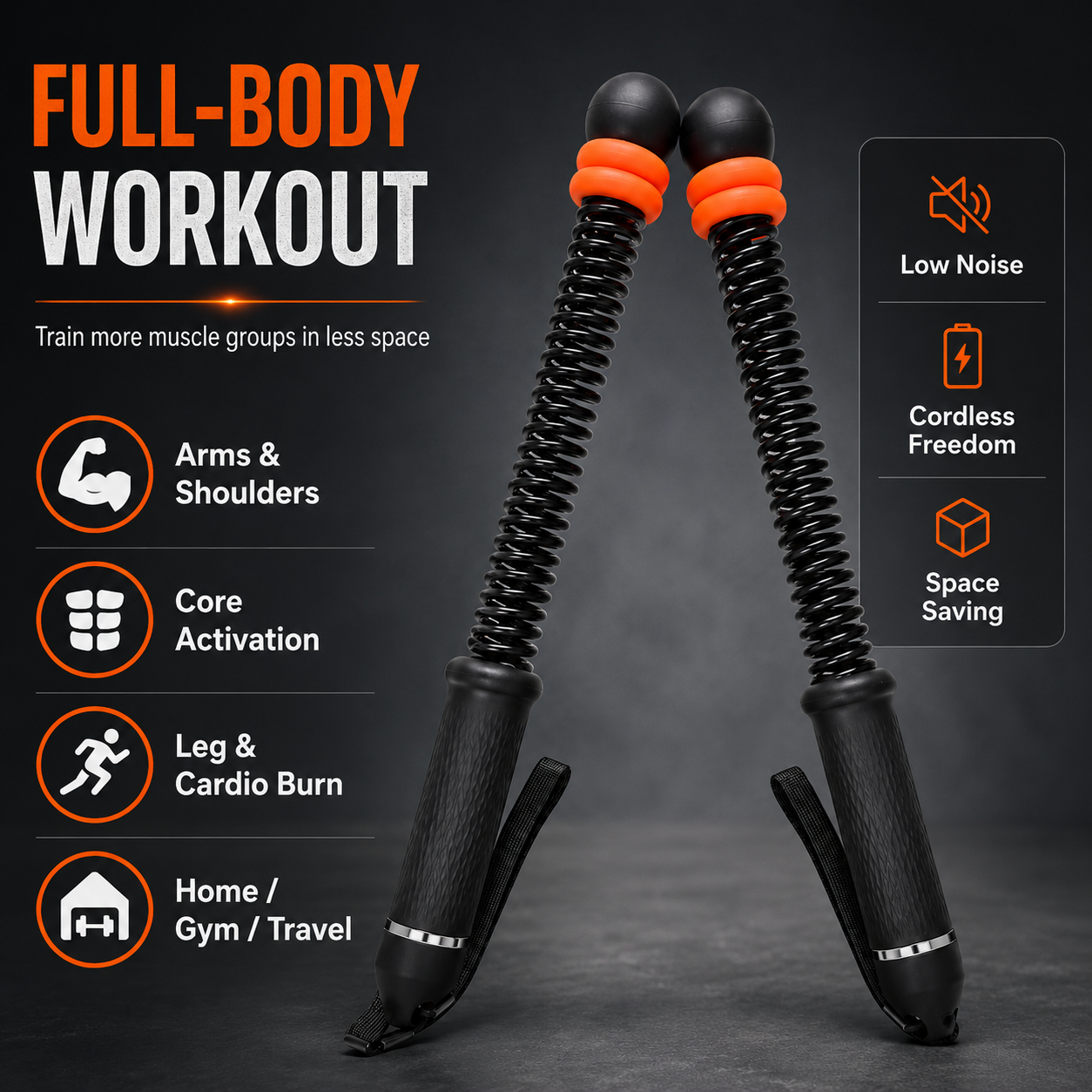 Ropeless Battle Rope Set