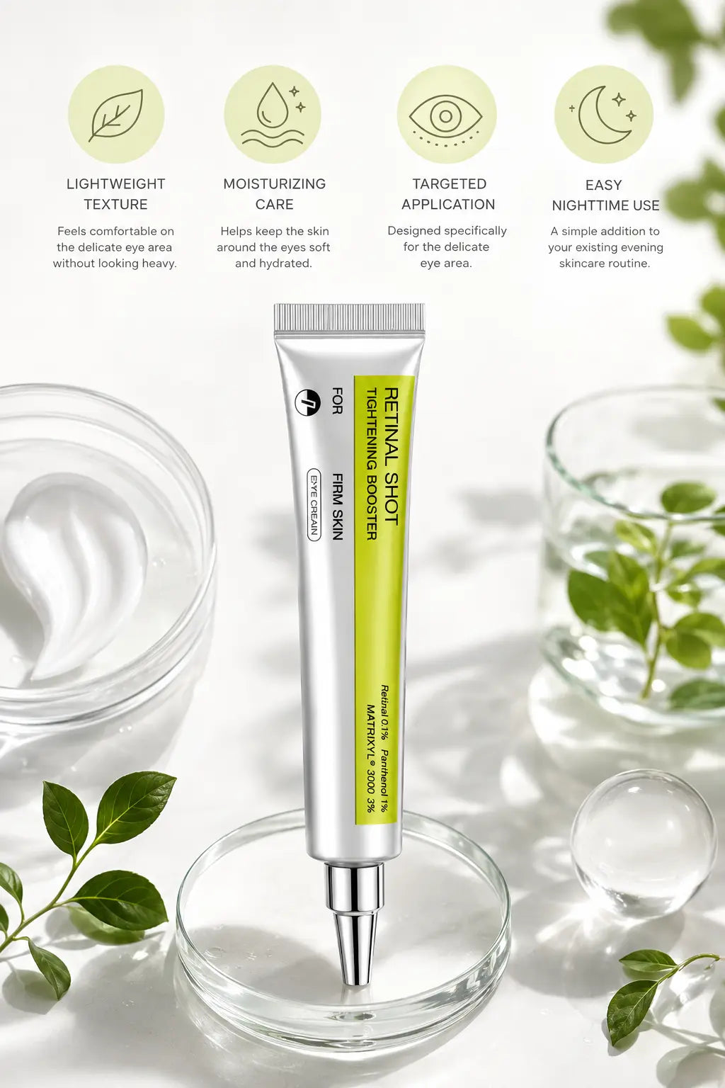 Retinol Eye Cream – Firming & Brightening