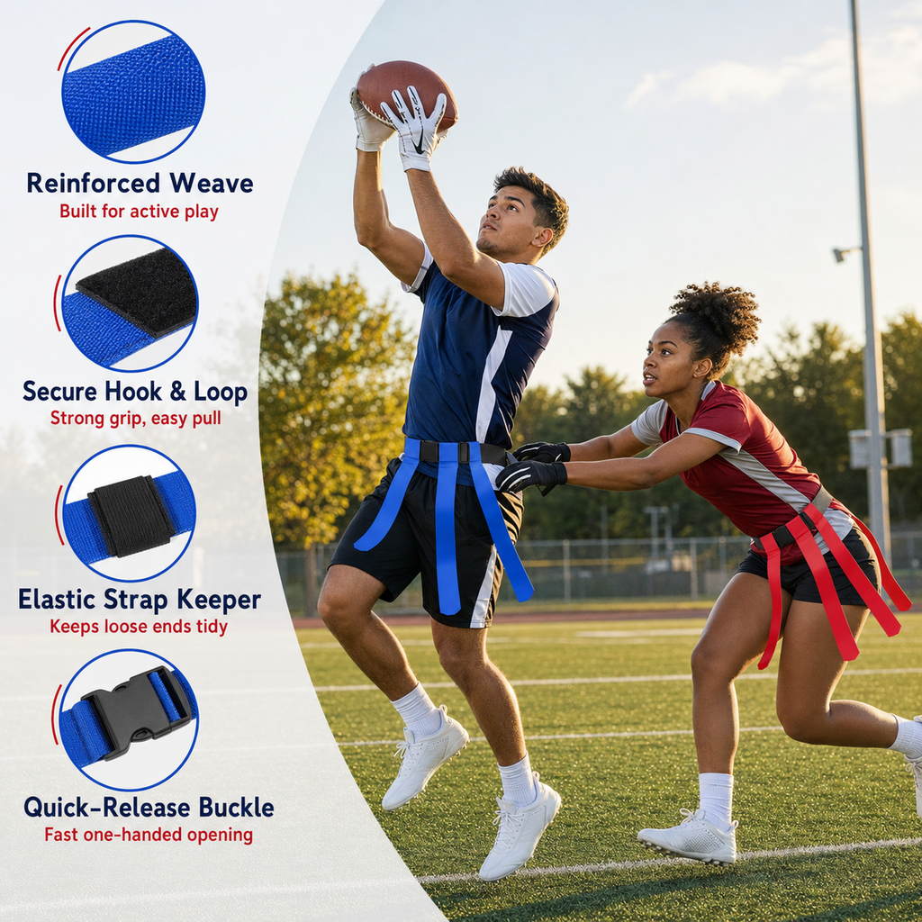 Flag Football Set for 8 Players