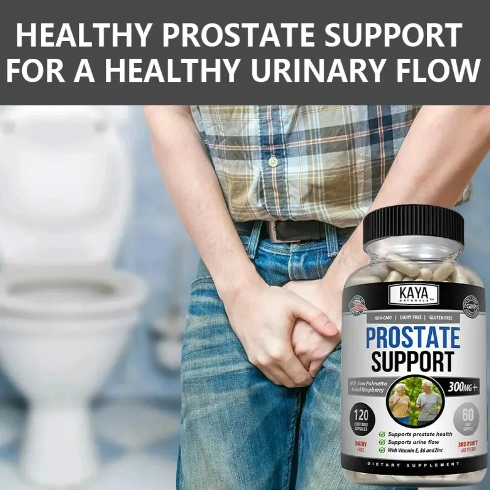 Prostate Health - Contains Saw Palmetto, Supports Male Prostate and Urinary Tract Health, Bladder Control, Antioxidant