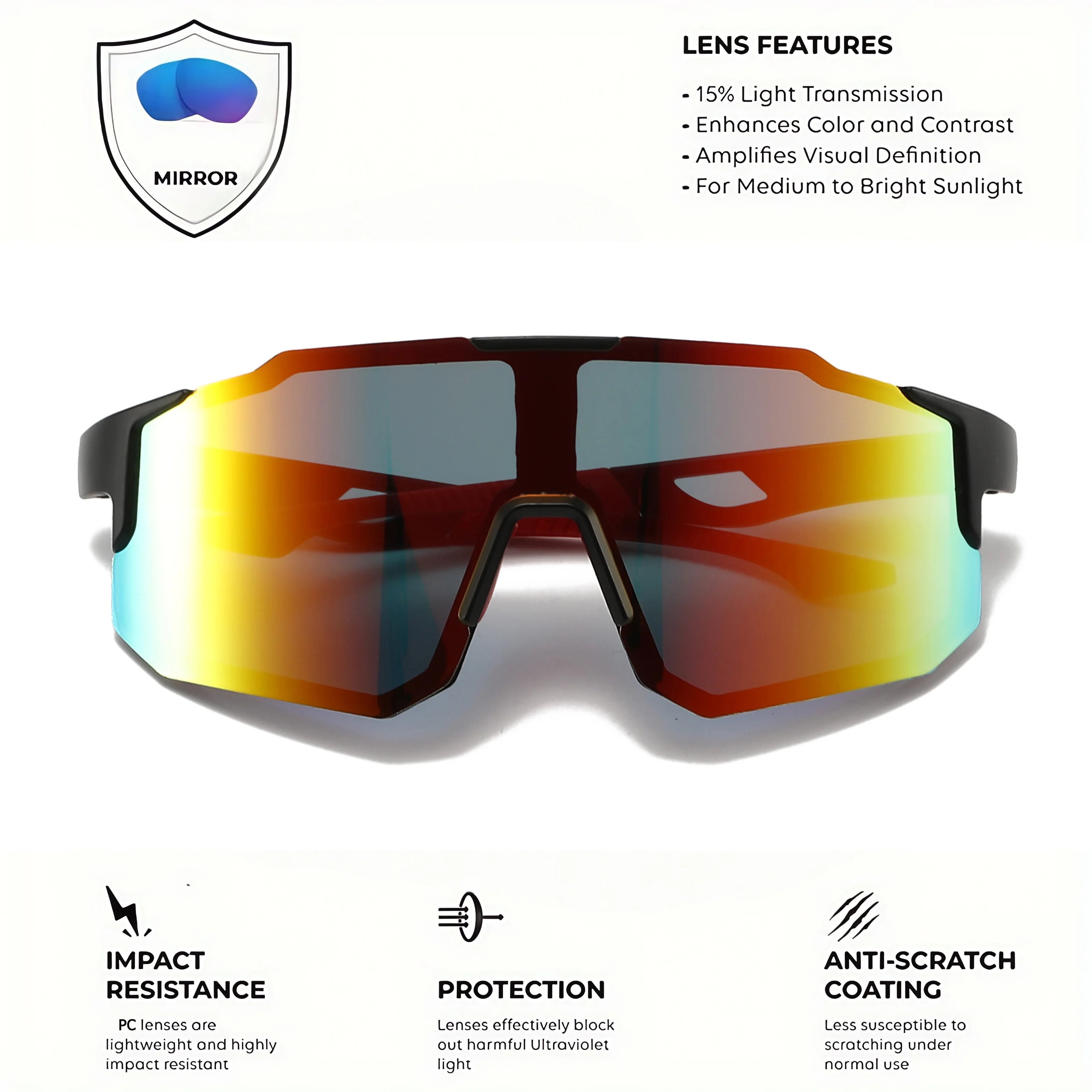 Oversized Sports Sunglasses