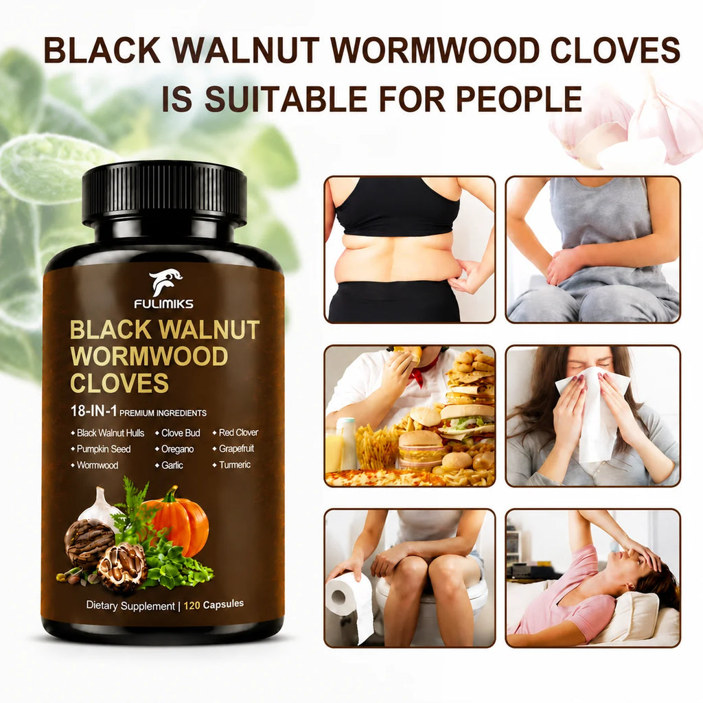 Support Gut Cleanse, Digestive Comfort, Intestinal Balance & Immune Health,with Oregano Garlic