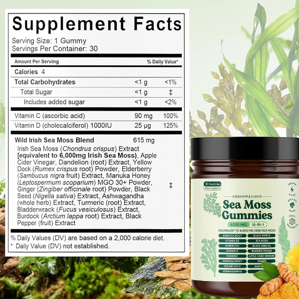 Sea Moss Vitamins
