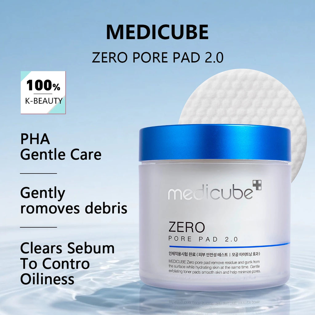 Medicube Zero Pore Pad 2.0 – Pore Care & Hydrating Facial Toner Pads