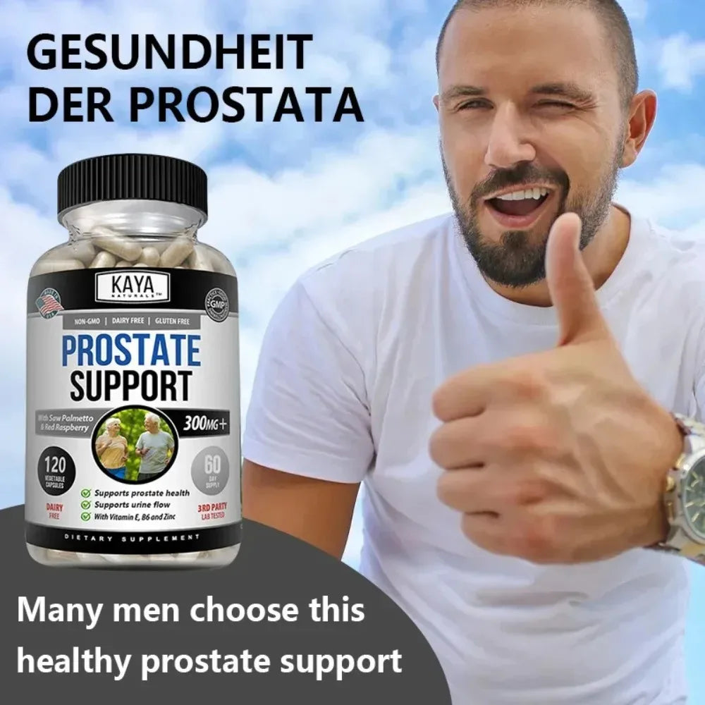 Prostate Health - Contains Saw Palmetto, Supports Male Prostate and Urinary Tract Health, Bladder Control, Antioxidant