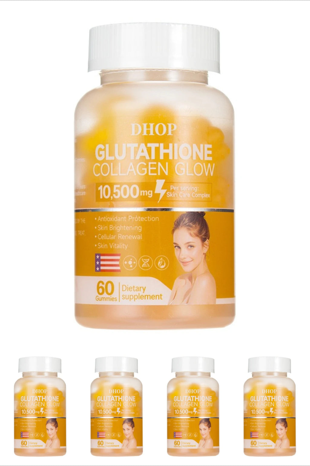 Glutathione Collagen Gummies Vitamin C E