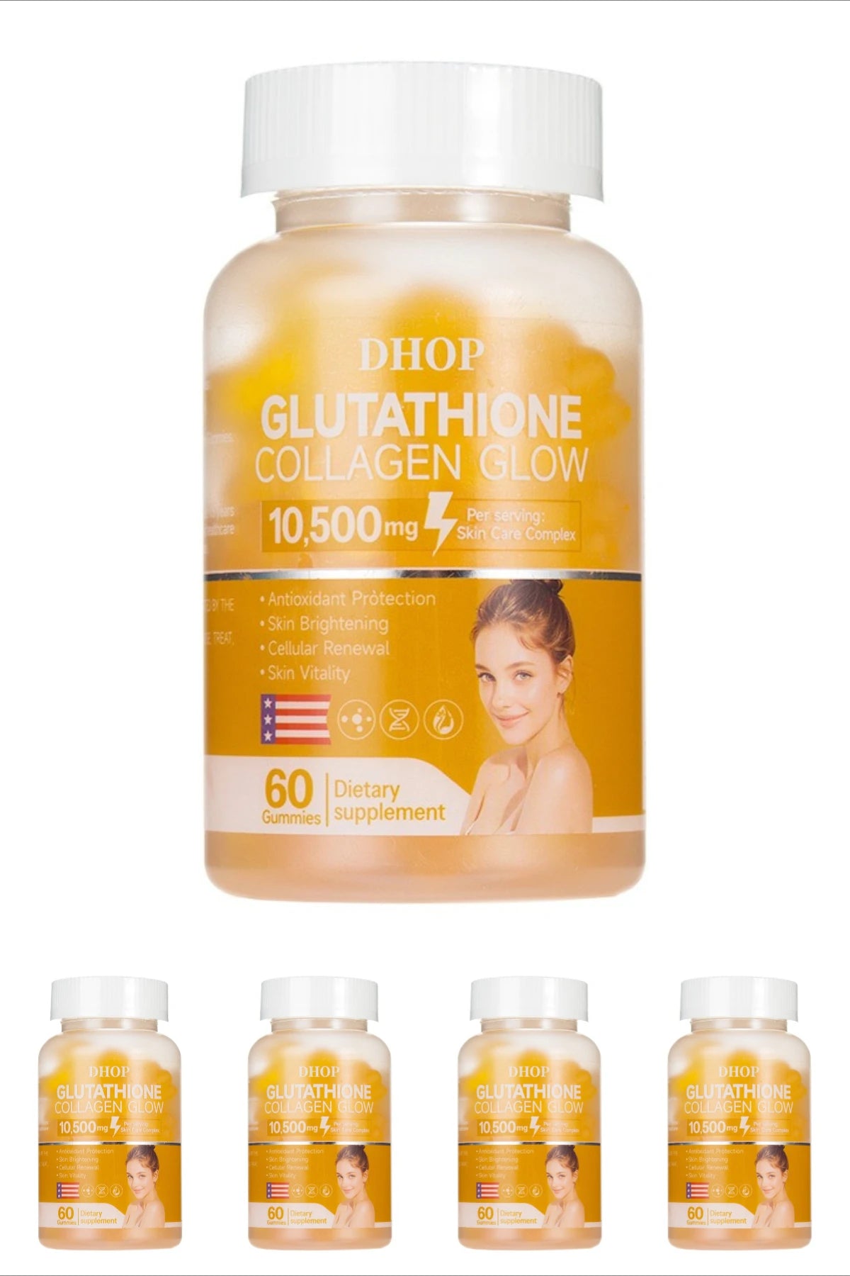 Glutathione Collagen Gummies Vitamin C E