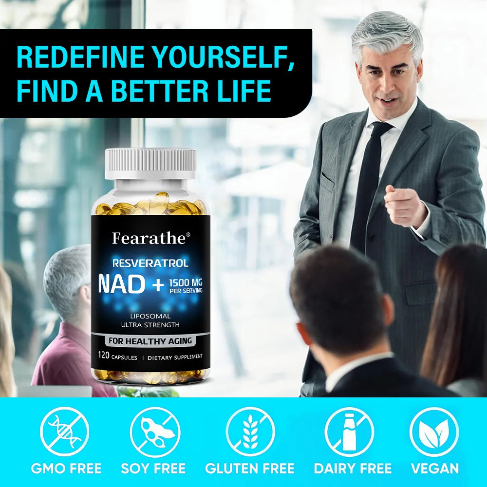 NAD+ Resveratrol Cellular Health Supplement