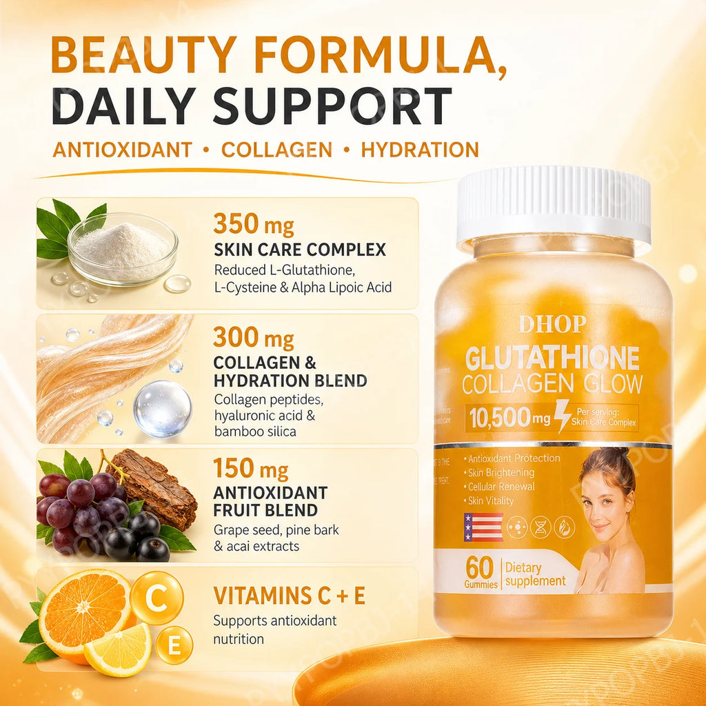 Glutathione Collagen Gummies Vitamin C E
